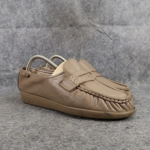 Sas Schuhe Damen 10 Loafer klassische Slipper Mokassin Mokka bequem handgenäht USA - Bild 1 von 16