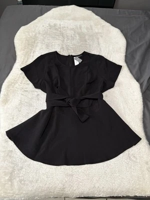 Camisa Top Lena 20 Nueva con Etiquetas Lane Bryant Ajustada Manga Corta Cuello Redondo Foto 1 de 4