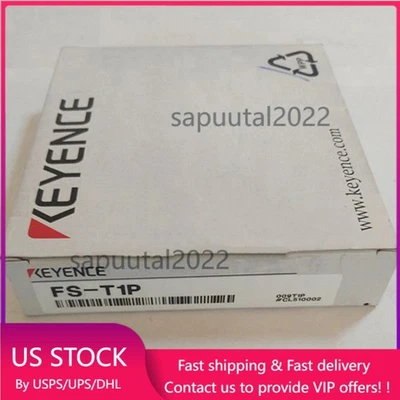 KEYENCE FS-T1P NEW IN BOX FIBER OPTIC AMPLIFIER FOR SENSOR PNP 12-24VDC - Image 1 of 4