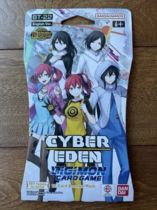 *SLEEVED* Digimon Cyber Eden Booster Pack (BT22) - Bild 1 von 2