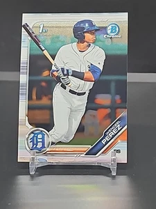 Tarjeta de novato WENCEEL PEREZ 2019 First Bowman cromada radiocontrol Detroit Tigers 🔥 - Imagen 1 de 10