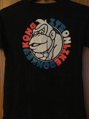 Donkey Kong - “It’s On Like Donkey Kong” - 2023/Black/YOUTH XXL (18)/Nintendo - Image 1 of 3