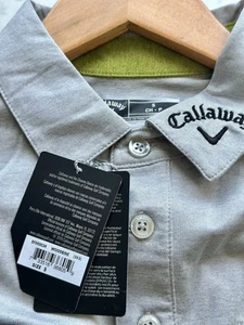 Callaway Golf Polo Shirt, Men’s Small, Griffen Grey And Olive Green - Picture 1 of 3