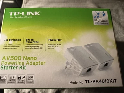 TP Link AV500 Nano Powerline Adapter Starterkit - Bild 1 von 4