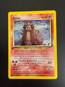 Pokemon 2001 Entei 1 Prima Edizione Neo Revelation 6/64 Italiano Wotc - Foto 1 di 2