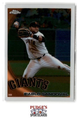 Pablo Sandoval 2010 Topps Chrome #62 - Image 1 of 2