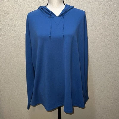 NWT Nike Yoga Dri-FIT Hoodie Women’s 2XL Training Blue DN5593-407 - Image 1 of 4