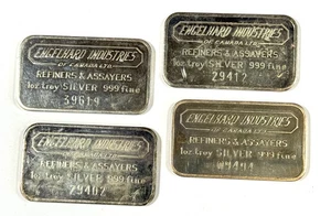 Vintage Engelhard Industries of Canada 2. Serie 1 Oz Silberbarren 1968 - Bild 1 von 2