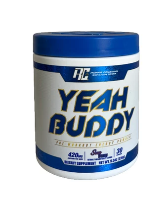 Ronnie Coleman, Yeah Buddy, Pre-Workout Powder, Sour Berry, 270g (09/2027) - Image 1 of 2
