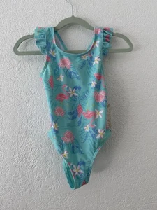 Tommy Bahama girls swimming suit flamingo floral Size 3 - Picture 1 of 5
