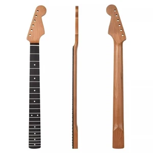 21 Bund Edelstahl gerösteter Ahorn Gitarrenhals Palisander Nitro Satin für ST Fender - Bild 1 von 7