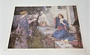 John Willian Waterhouse "The Annuncaition" Postcard - Picture 1 of 2