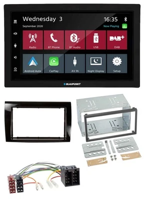 Blaupunkt DAB Bluetooth USB MP3 2DIN Autoradio für Fiat Bravo (ab 2007) - Bild 1 von 4