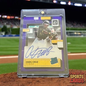 2022 Donruss Optic Oneil Cruz Rated Rookie Auto Purple Mojo RC /88 - Picture 1 of 2