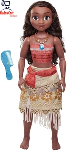 Disney Moana 81Cm Playdate Doll My Size Brush Wavy Hair Girl Kids Dress Necklace - Picture 1 of 14