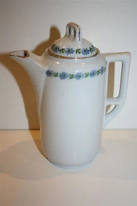 BOHEMIA SPRINGER & CO EPIAG,  CHILD'S TEAPOT - floral MINT ANTIQUE - Picture 1 of 5