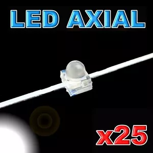 373/25#LED axial 1,8mm blanche 25pcs - Bild 1 von 1