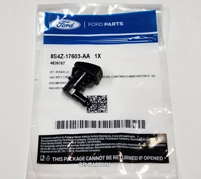 New 2008-2011 Ford Focus Windshield Washer Fluid Spray Nozzle / Jet, OEM Ford — 第 1/2 张图片