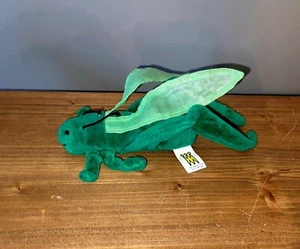 Vintage Rare Plush Grasshopper Manhattan Toy Company Good Condition Green VHTF - Picture 1 of 14