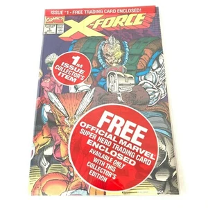 1991 Marvel X-Force Factory Sealed Comic - With Cable Card Aug. 1st - Bild 1 von 12