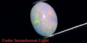 ★ RARE !! OPALE BLANCHE ET MULTICOLORE D'ETHIOPIE : 1,46 CARAT ★★ P479.135t - Imagen 1 de 2