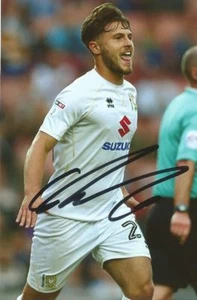 MK DONS: GIORGIO RASULO SIGNED 6x4 ACTION PHOTO+COA - Picture 1 of 1