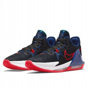 Nike Lebron Witness VI Black White Red Sz 11 CZ4052 005 Basketball Shoes - Picture 1 of 3
