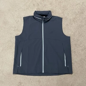 Cutter & Buck Vapor Water Repellent Stretch Full Zip Rain Vest Gray - Men's XXL - Picture 1 of 8
