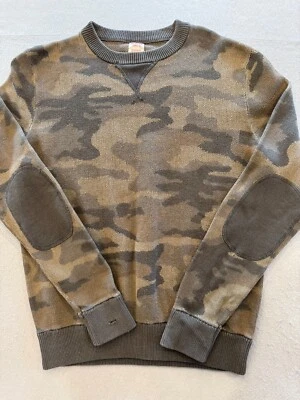 Mossimo Camouflage Sweater Men's Medium Athletic Fit Grunge Pullover Crew - Image 1 of 4