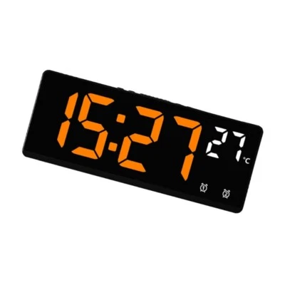 Digital Alarm Clock Large Display Clock with Temperature Display and Calendar - Image 1 of 4
