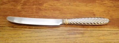 Ralph Lauren Flatware | Equestrian Braid Gold KNIFE 1991 Stainless Korea - Image 1 of 2