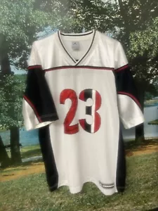 VINTAGE 90’s 1990s NIKE AIR JORDAN #23 JUMPMAN JERSEY FOOTBALL STYLE - Picture 1 of 3