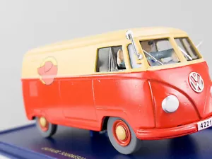 TIN32 Atlas 1/43 TINTIN en Voiture : Le VW combi 1950 *Occasion - Foto 1 di 3