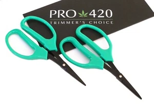Bud Trimming Scissors by PRO 420 2 pack PRUNING TRIMMING HARVEST - Picture 1 of 9