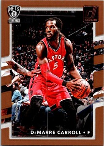 2017-18 Donruss Basketball Card DeMarre Carroll F Brooklyn Nets sk0851