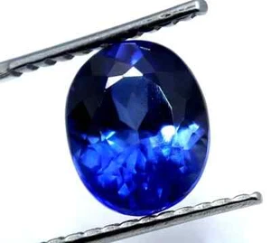 Natural 7.75 Ct Blue Sapphire Oval Cut Certified Loose Gemstone With Free Gift - Picture 1 of 8