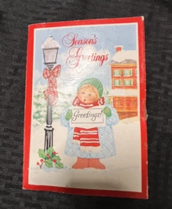 Vintage Jasco Handcrafted Season's Greetings Candle #226 Mailable Box - Picture 1 of 3