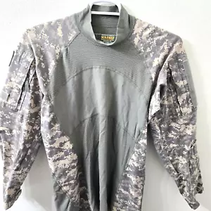 Massif Army Combat Shirt Mens Large Digital Camo Performance Tactical Gear - Picture 1 of 12