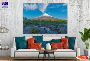 Impresión en lienzo Sunrise, volcán Osorno decoración del hogar sin marco - Imagen 1 de 5
