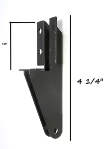 Brown Aluminum Jamb Bracket For Screen Doors - Picture 1 of 6