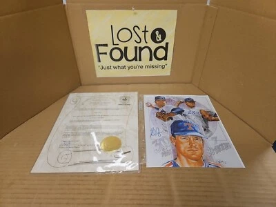 NOLAN RYAN AUTO 8x10 Litho-Print With COA *SEE PICS*  - Image 1 of 4