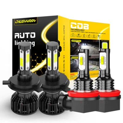 Combo de bombilla antiniebla de haz alto bajo LED para Mercedes-Benz G500 2008-2010 Foto 1 de 4