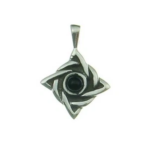 Pendente Con Pietra Nodo Celtico In Argento 925 - Nuovo - Bild 1 von 1