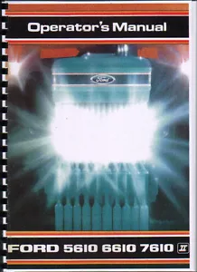 1988 Ford 5610/6610/7610 Force II Tractor Operator Instruction Manual - Foto 1 di 1