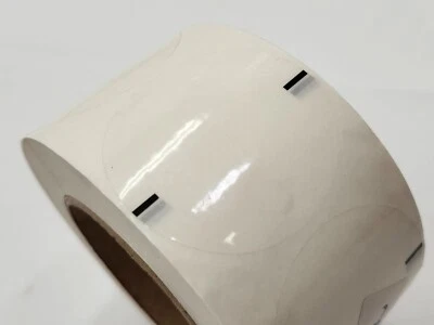 Clear Seal Sticker Labels 2.5 Inch round Circle Wafer Stickers/Labels 1000 P/R