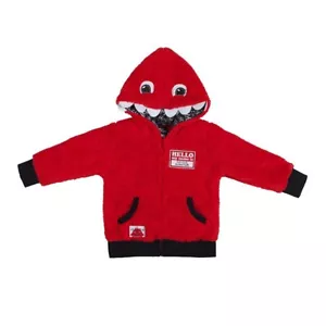 Boys Rock Little Boys' Plush Hoodie Giggle Monster 24M Fast Shipping NEW - Picture 1 of 7