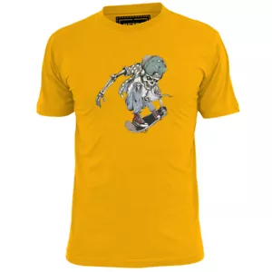 Camiseta Para Hombres Calavera Skaterder V1 Grind Kickflip Half Pipe Street - Imagen 1 de 2