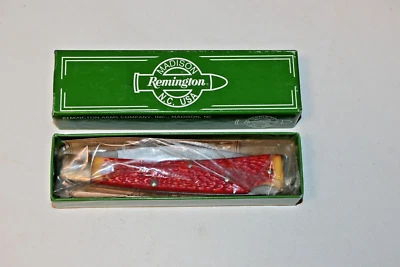 1988 Remington New Tang Stamp Series #18309 4" Blade Folding Knife in Box NM - Image 1 of 4