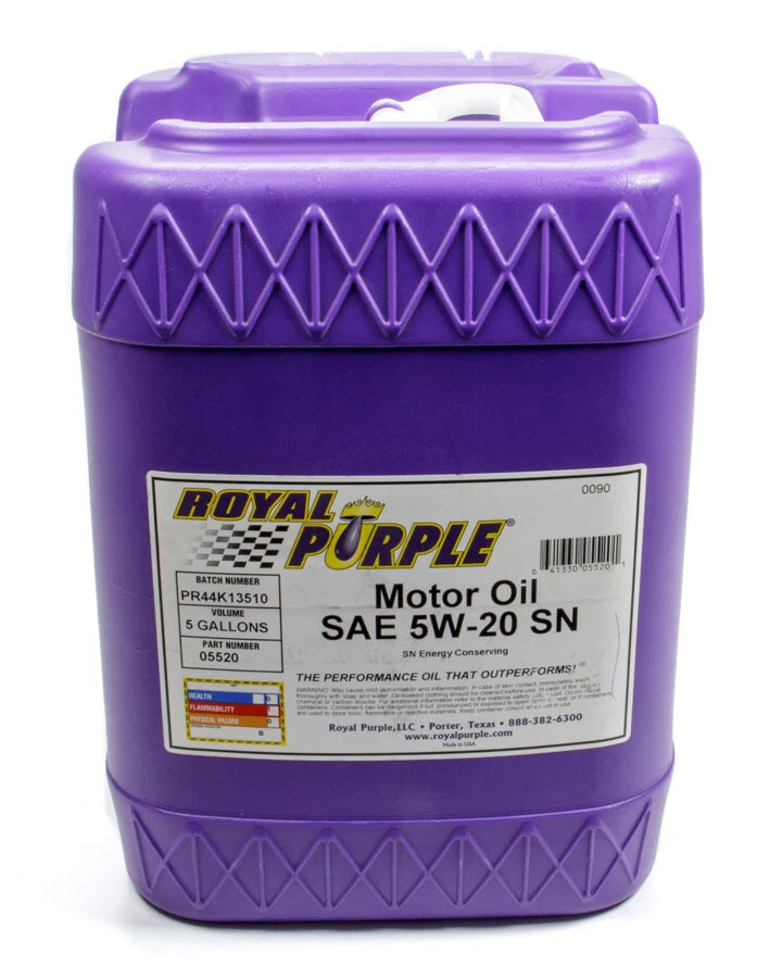 Aceite de motor Royal Purple multigrado 5w20 cubo de 5 galones Foto 1 de 1