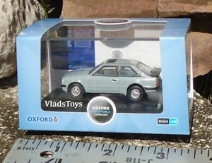 Oxford Diecast 1/76 Scale Ford Escort XR3i 1980 - Nimbus Grey 76XR008 - Picture 1 of 3